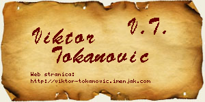 Viktor Tokanović vizit kartica